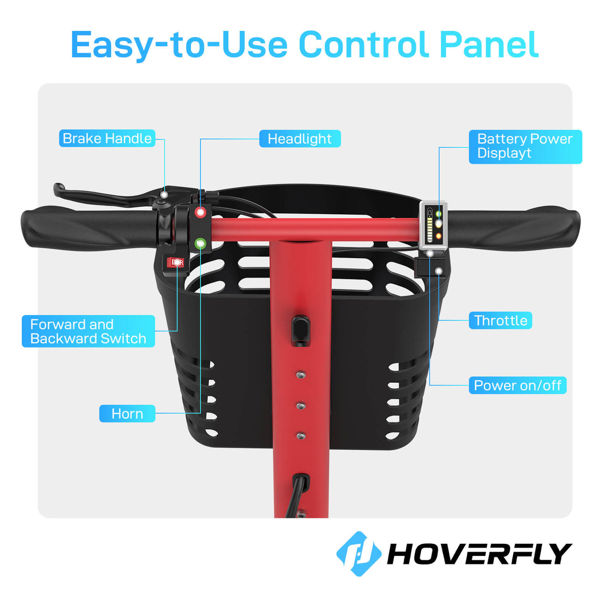 Hoverfly T3 3-wheel Foldable Mobility Scooter for Adults (👻Halloween Sale)