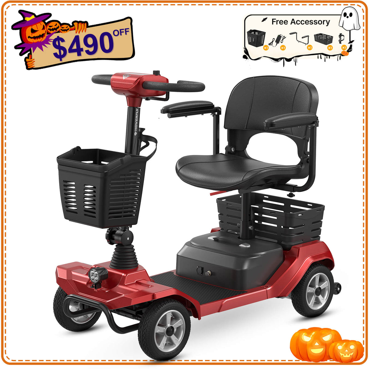 Hoverfly T4 New Edition Mobility Scooter (👻Halloween Sale)