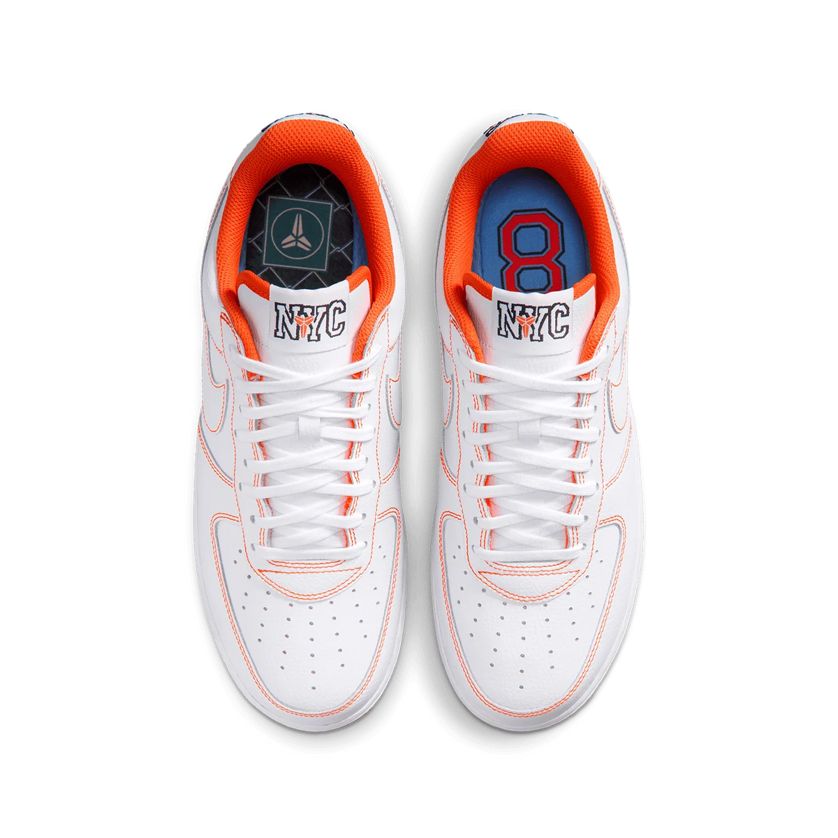 Nike Kobe Air Force 1 Low Protro 'White and Safety Orange'
