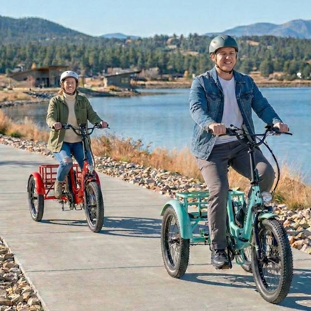 Hoverfly® ET1 Folding Electric Trike 15.5mph | 61 Miles Max Range ((👻Halloween Sale))
