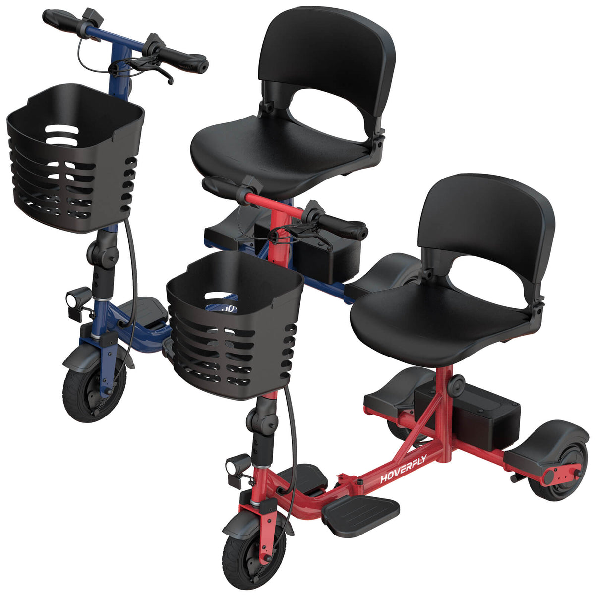 2-Pack Hoverfly T3 Foldable Mobility Scooters - Perfect for Faimily (🔥Limited Time Discount)