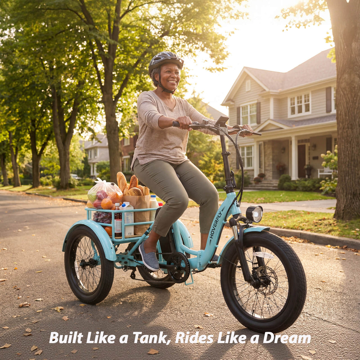 Hoverfly® ET1 Folding Electric Trike 15.5mph | 61 Miles Max Range ((👻Halloween Sale))