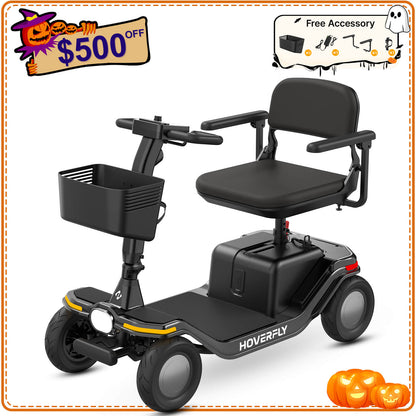 Hoverfly T5 FDA-cleared Electric 4-Wheel Premium Mobility Scooter ((👻Halloween Sale))