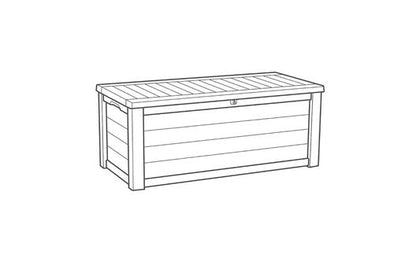 Westwood 150 Gallon Deck Box - Brown