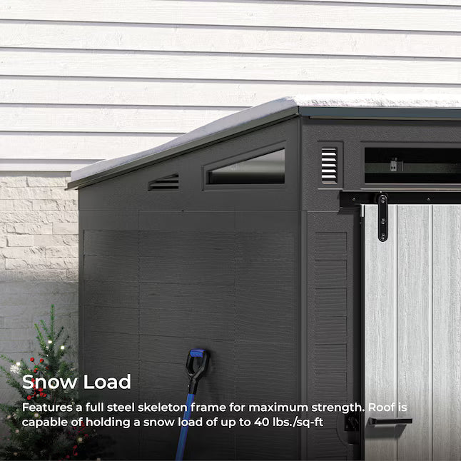 Suncast Modernist 10 ft x 7 ft. Sliding Door Storage Shed