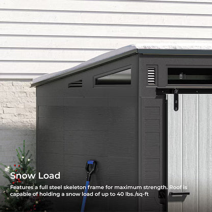 Suncast Modernist 10 ft x 7 ft. Sliding Door Storage Shed