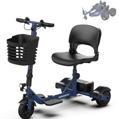 Hoverfly T3 3-wheel Foldable Mobility Scooter for Adults (👻Halloween Sale)