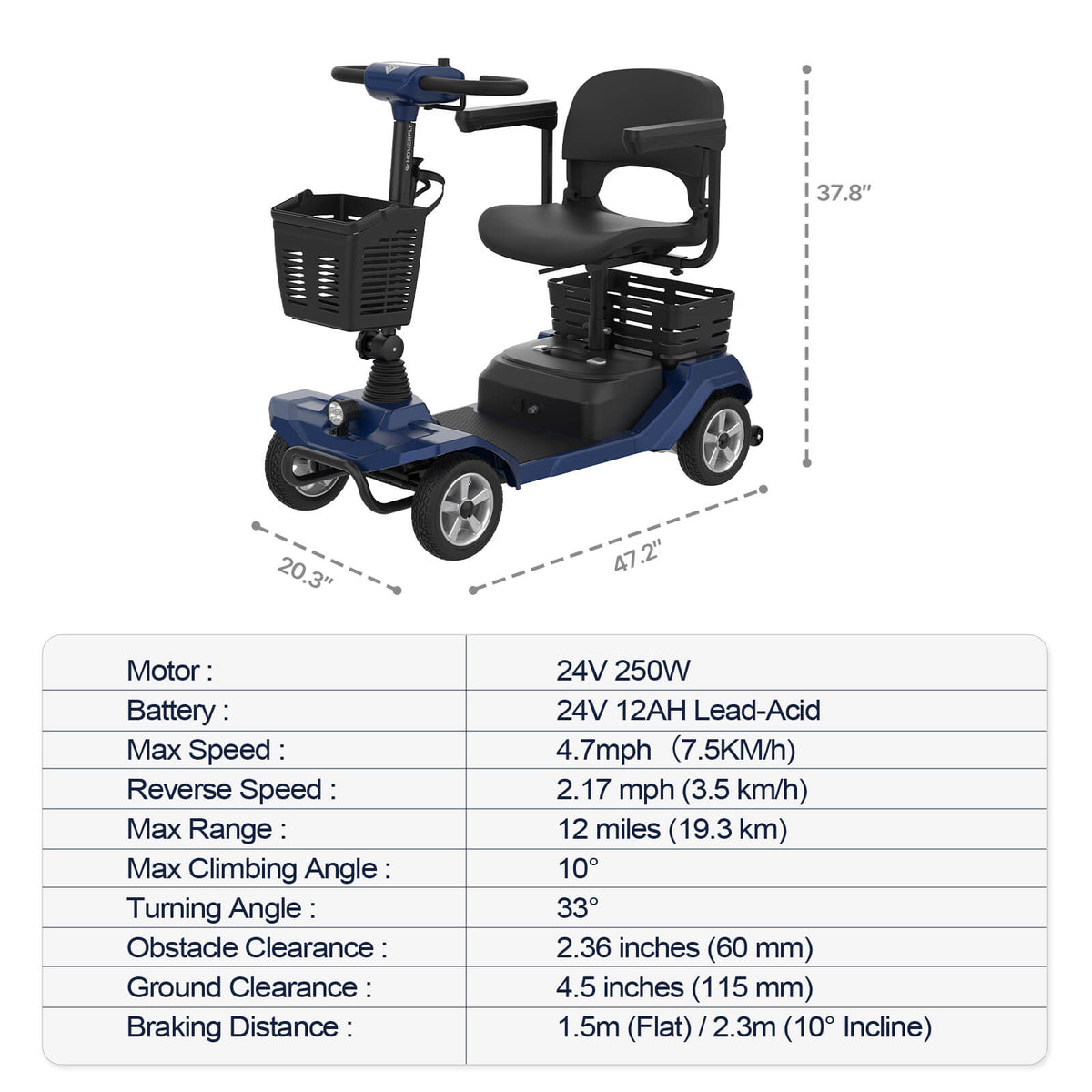 Hoverfly T4 New Edition Mobility Scooter (👻Halloween Sale)