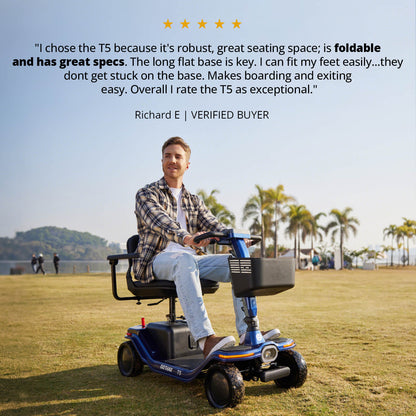 Hoverfly T5 FDA-cleared Electric 4-Wheel Premium Mobility Scooter ((👻Halloween Sale))