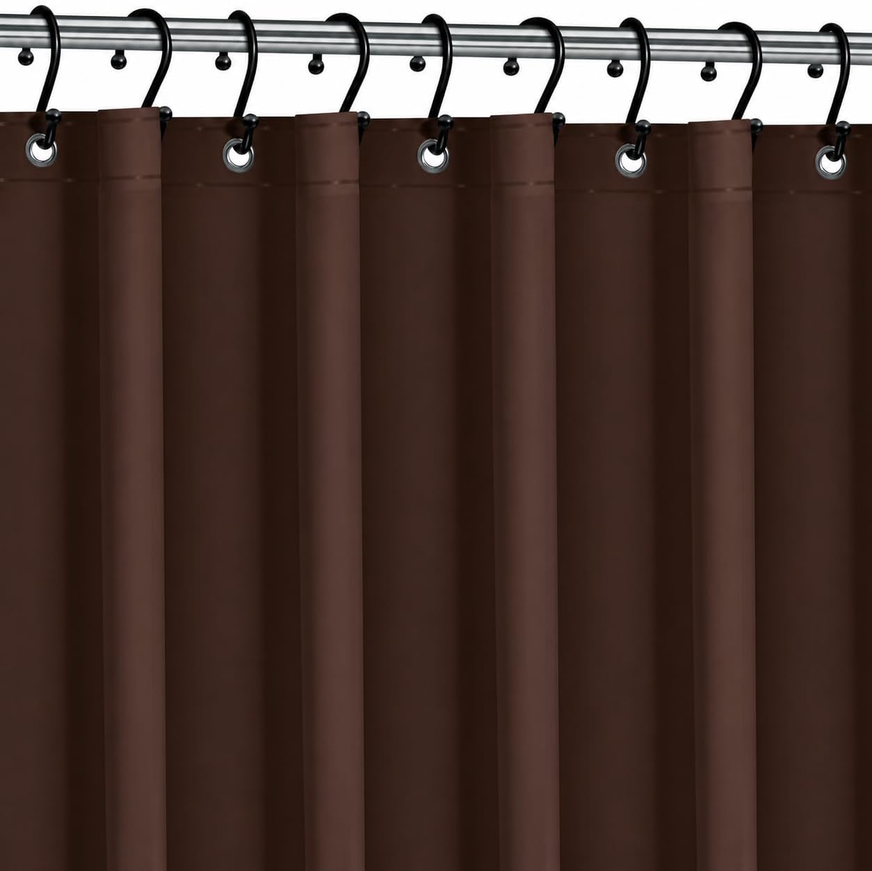 No Smell Shower Curtain Liner 72x72 White - PEVA Plastic Shower Curtain for Bathroom, PVC-Free Waterproof Shower Liner with Metal Grommets and Magnet-Weighted Bottom Hem - Washable Inner Liner